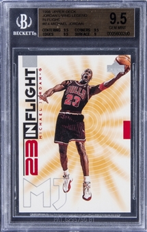 1998-99 Upper Deck Living Legend In-Flight #IF4 Michael Jordan - BGS GEM MINT 9.5